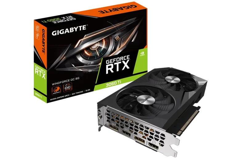 GIGABYTE GeForce RTX 3060 Ti WINDFORCE OC 8G, grafička kartica