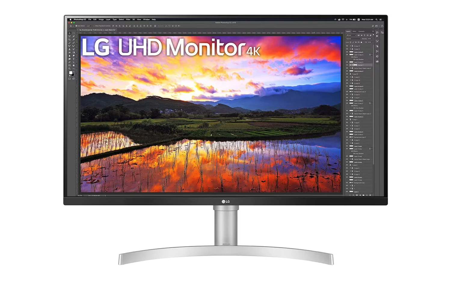 LG 32UN650P-W monitor, 32", 4K, FreeSync, Zvuč., IPS