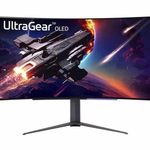 LG UltraGear 45GR95QE-B monitor, 45", QHD, 240Hz, FreeSync/G-Sync, OLED