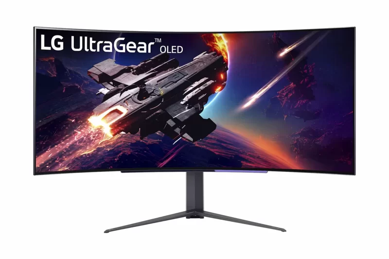 LG UltraGear 45GR95QE-B monitor, 45", QHD, 240Hz, FreeSync/G-Sync, OLED