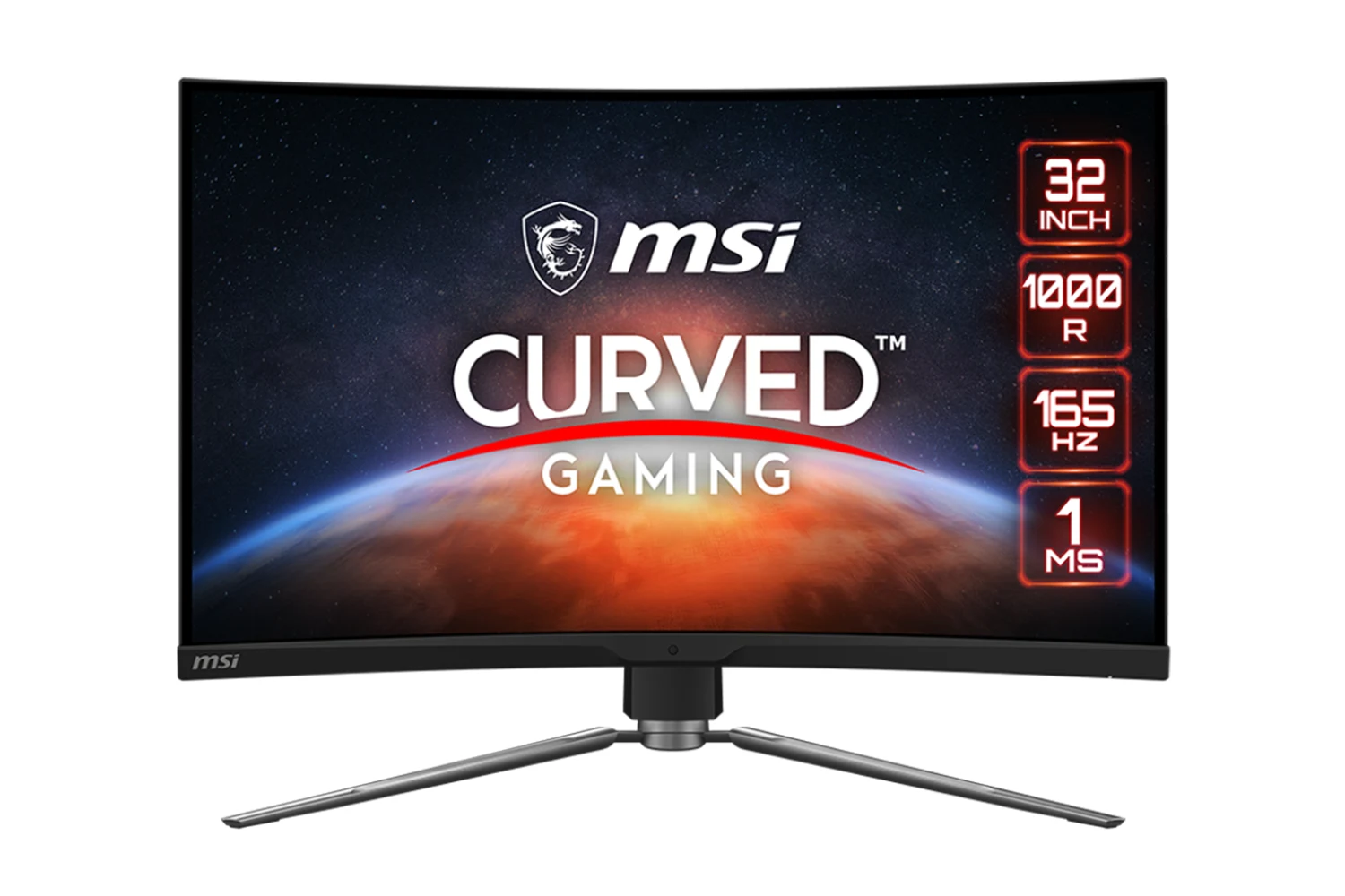 MSI MPG ARTYMIS 323CQR monitor, 32", QHD, 165Hz, FreeSync, VA