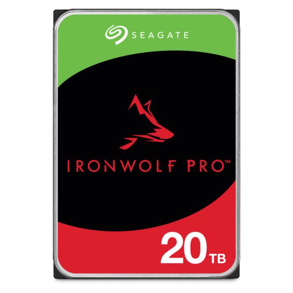 Seagate 20 TB 3, 5" HDD, Ironwolf PRO, 7200 RPM, 256MB