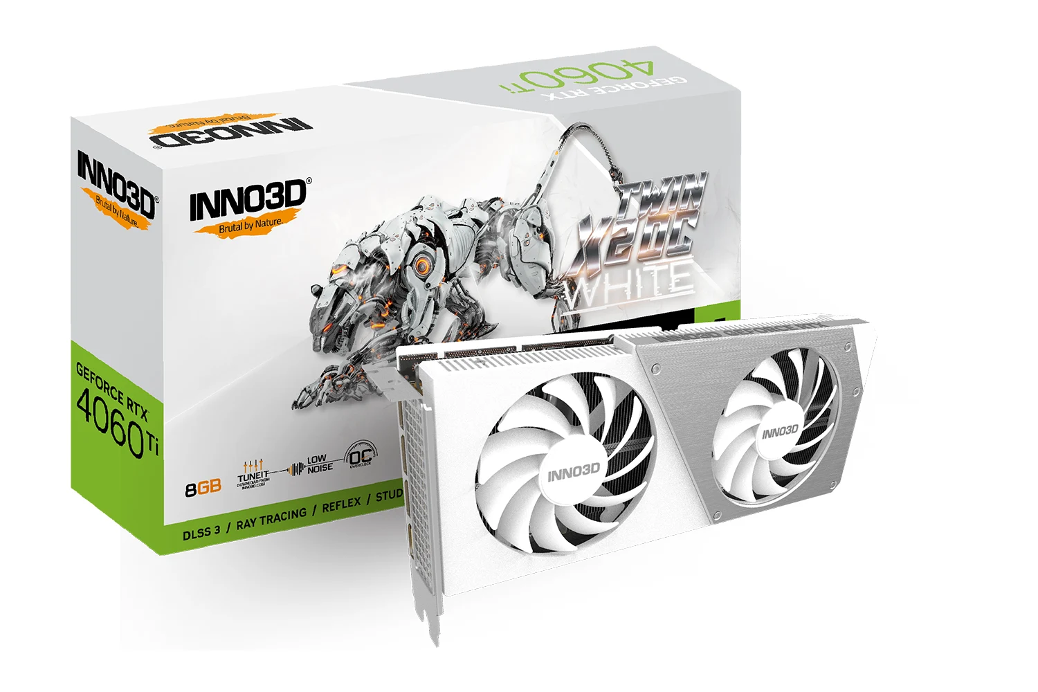 INNO3D GEFORCE RTX 4060 Ti TWIN X2 OC WHITE, grafička kartica
