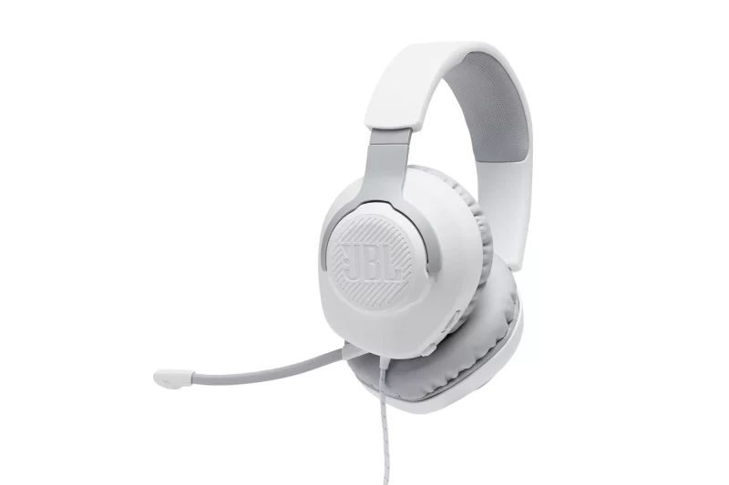 JBL Quantum 100 žične slušalice, bijele