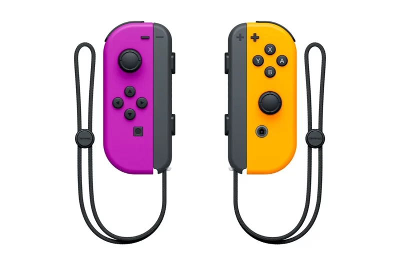 Nintendo SWITCH JOY-CON PAIR, neon purple/neon orange