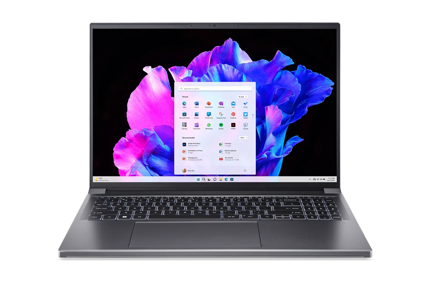 Acer Swift X notebook, NX.KFPEX.004, 16"/Ryzen7/32GB/RTX4050/1TB/DOS