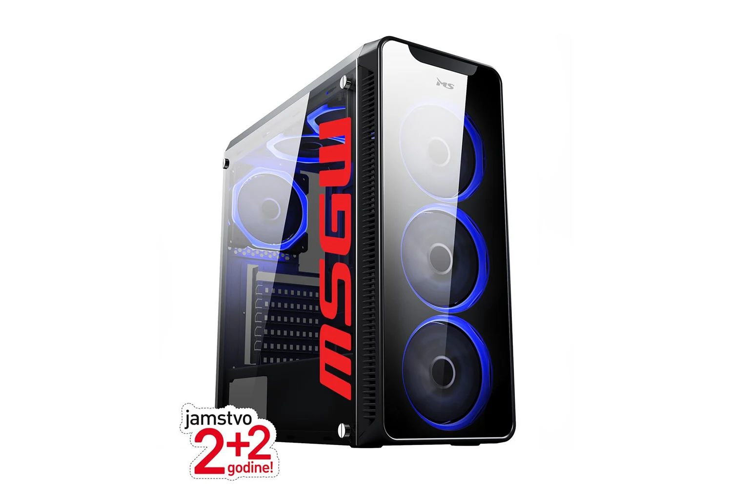 MSGW GAMER i286 računalo, i5/8GB/RX6500XT/500GB/DOS