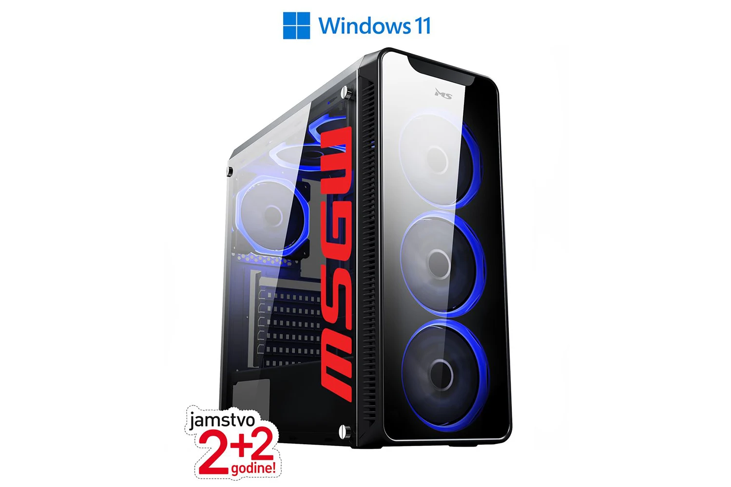 MSGW GAMER i286 računalo, i5/8GB/RX6500XT/500GB/W11