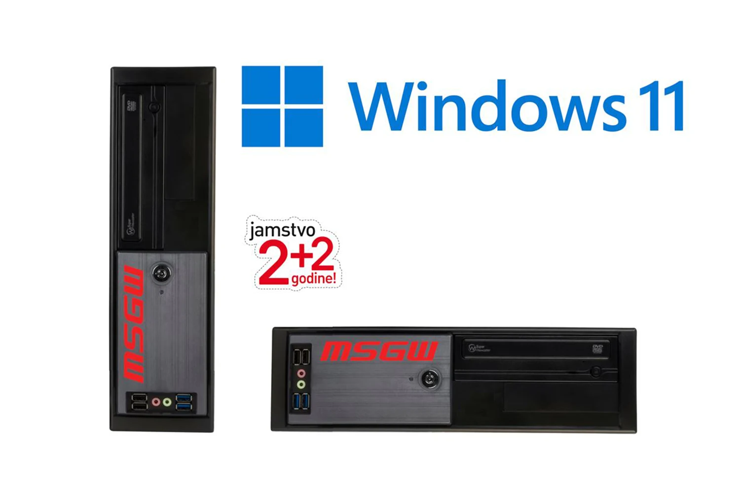 MSGW Office i184 računalo, i3/8GB/IntUHD/500GB/W11P