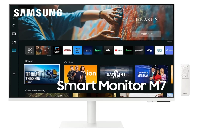 Samsung LS32CM703UUXDU Smart Monitor, 32", 4K, Smart TV, USB-C, VA