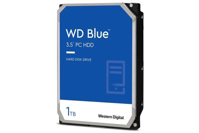 WD Blue HDD, 1TB, 5400RPM, 3.5"