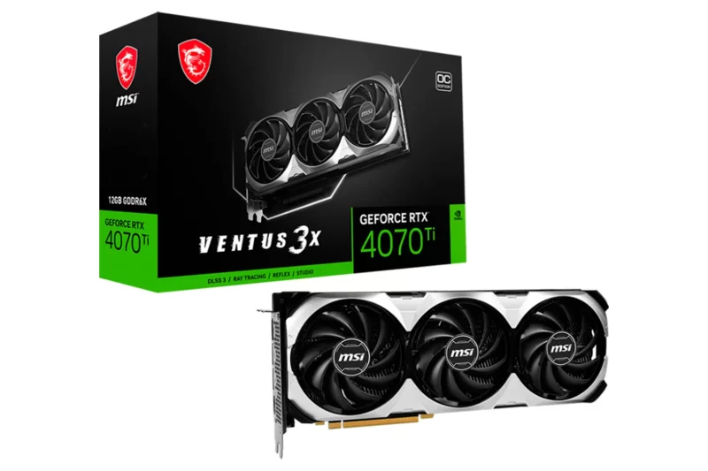 MSI GeForce RTX 4070 TI VENTUS 3X E 12G OC, grafička kartica