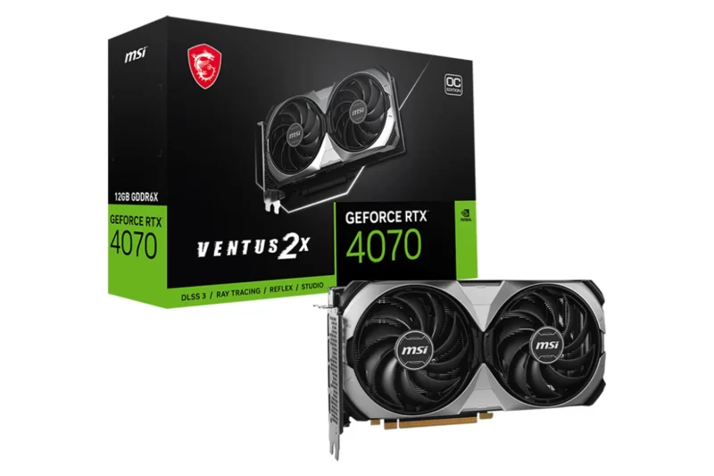 MSI GeForce RTX 4070 VENTUS 2X E 12G OC, grafička kartica