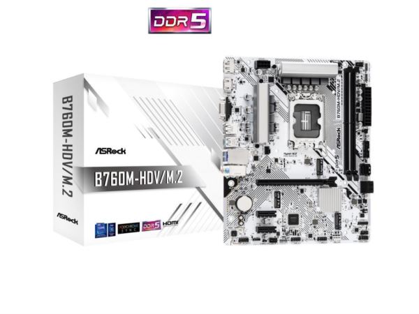 Asrock Intel LGA1700 B760M-HDV M.2