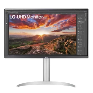 LG 27UP85NP-W monitor, 27", 4K, FreeSync, HDR, USB-C, IPS