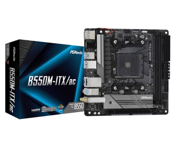 Asrock AMD AM4 B550M-ITX AC ASR-B550M-ITX AC