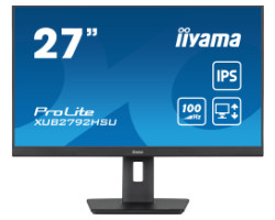 IIYAMA 27” XUB2792HSU-B6  FHD (1920x1080) IPS, Pivot, 100Hz, 16:9, 0.4ms, 250 cd/m2, 1300:1, HDMI/DP, 4×USB-A, zvučnici, crni