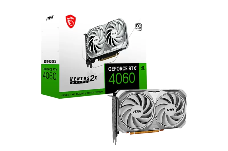 MSI GeForce RTX 4060 VENTUS 2X WHITE 8G OC, grafička kartica