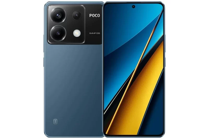 POCO X6 5G 8/256GB mobitel, plavi