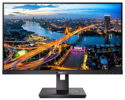 Philips 24&quot 245B1/00 QHD (2560×1440) IPS, Pivot, 75Hz, 16:9, 4ms, 250 cd/m2, 1000:1, 1xDVI-D/DP/HDMI, 4xUSB-A, pivot, crni