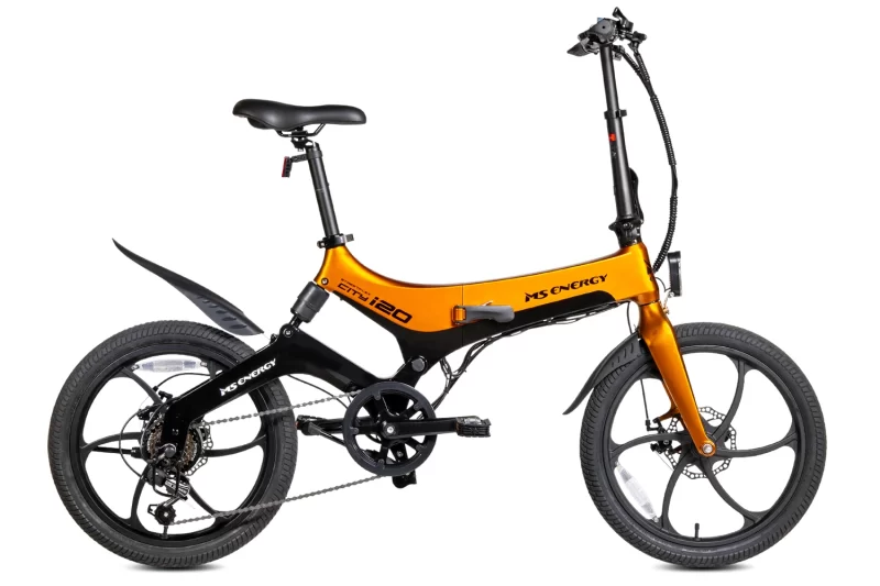 MS ENERGY eBike i20 električna bicikla, orange/black