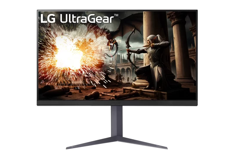 LG UltraGear 32GS75QX-B monitor, 32", QHD, 180Hz, HDR, FreeSync/G-Sync, IPS