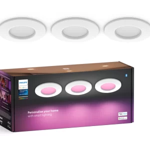 Philips Hue Slim Recessed Spot svjetlo, bijelo 3 komada