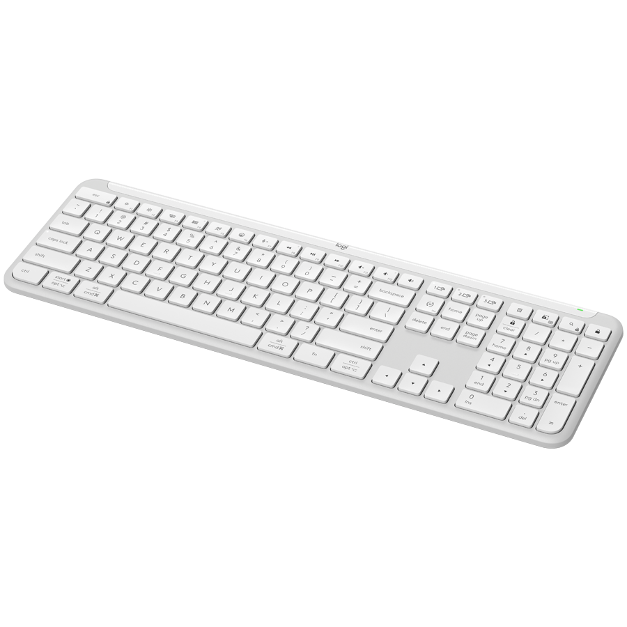 LOGITECH SIGNATURE SLIM WIRELESS KEYBOARD K950 - OFF WHITE - US INT'L - 2.4GHZ/BT - INTNL-973 - Slika 2