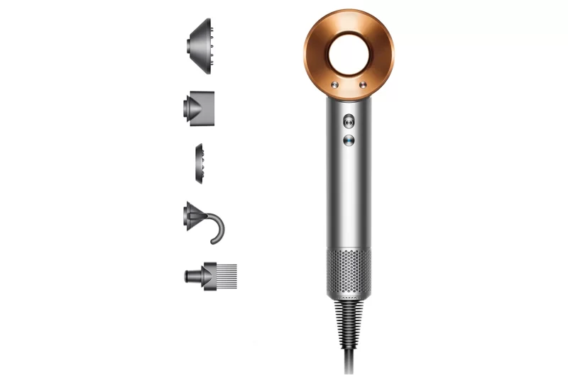 Dyson Supersonic Bright Nickel/Bright Copper HD07, sušilo za kosu