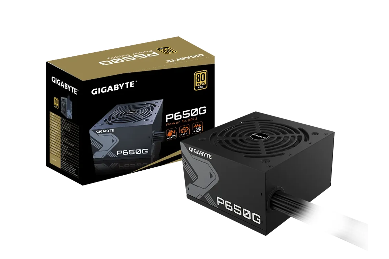 GIGABYTE P650G napajanje, 650W, 80+ Gold