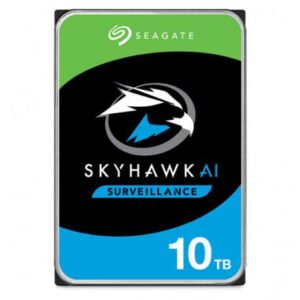 Seagate 10 TB 3,5" HDD, Skyhawk AI, 256MB, SATA 6GB s