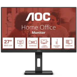 AOC Q27E3UMF monitor, 27", QHD, 75Hz, Zvuč., VA