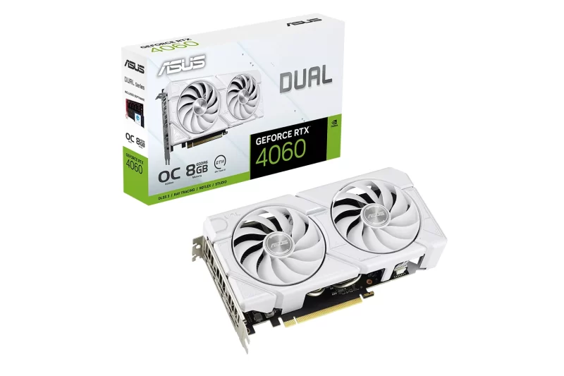 ASUS GeForce RTX 4060 EVO White OC Edition, grafička kartica