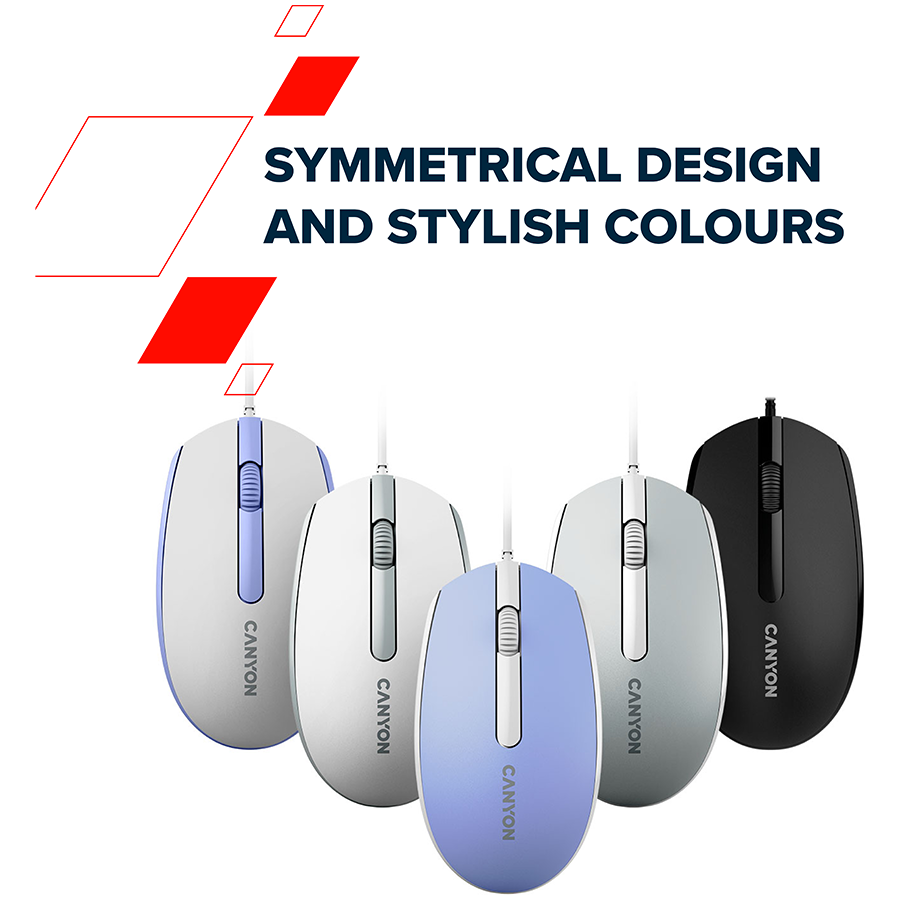 CANYON mouse M-10 Wired Dark grey - Slika 6