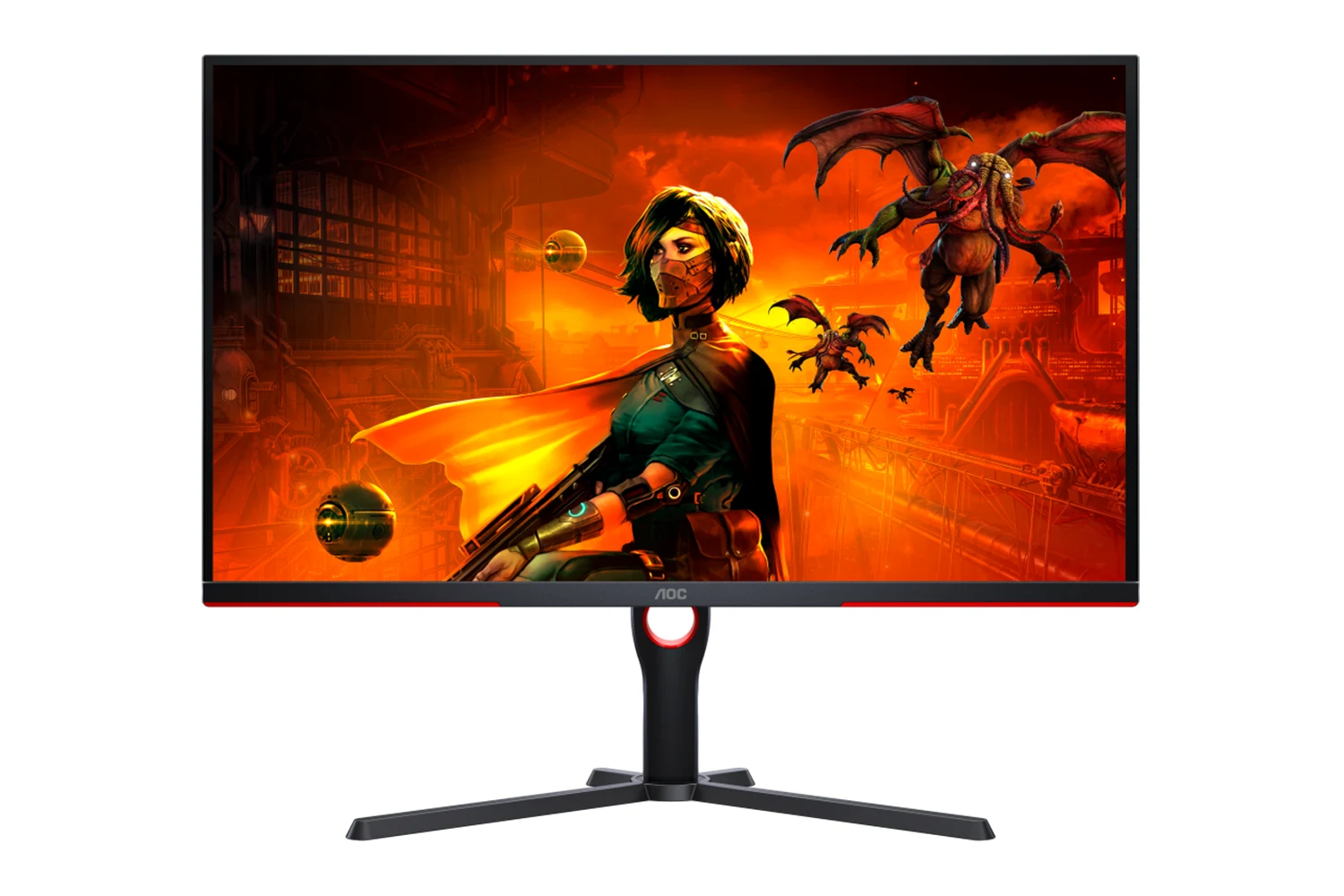 AOC U32G3X monitor, 32", 4K, 144Hz, FreeSync/G-Sync, IPS