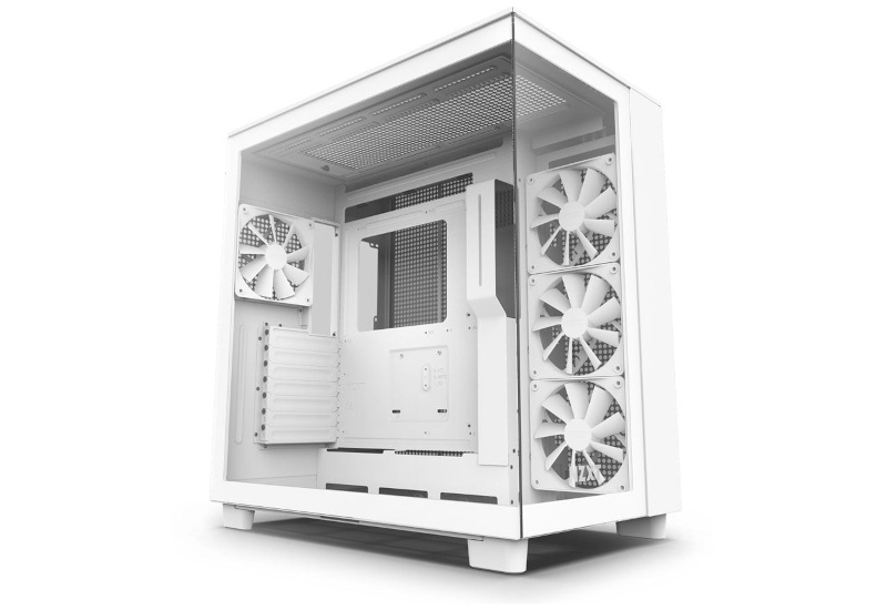 Nzxt H9 Flow kućište, bijelo, ATX Mid Tower