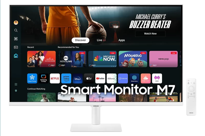 SAMSUNG LS32DM703UUXDU monitor, 32", 4K, Smart, VA