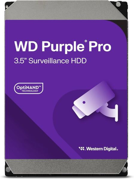 Western Digital 8 TB 3,5" HDD, 7200 RPM, WD Purple Pro, 256MB