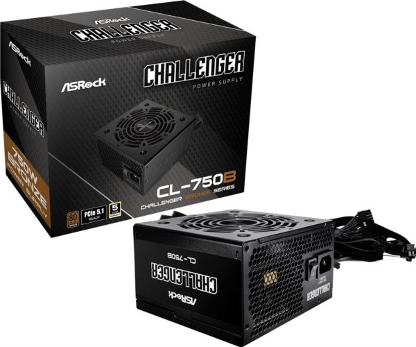 ASRock Napajanje CL-750B, 750W, 80+ Bronze, ATX