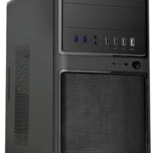NaviaTec 6812-2U34U2 mATX Mid Tower PC Case 2x USB3.0, 4x USB 2.0, No PSU