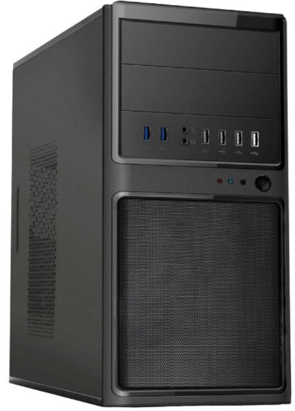 NaviaTec 6812-2U34U2 mATX Mid Tower PC Case 2x USB3.0, 4x USB 2.0, No PSU