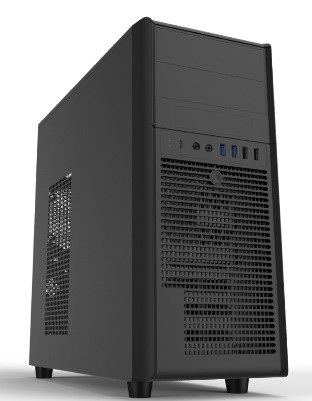 NaviaTec 8821X ATX Mid Tower PC Case 2x USB3.0, 1x USB-C, 2x USB 2.0, No PSU