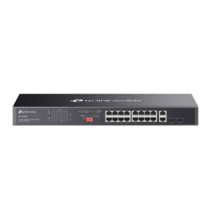 TP-Link Omada 18-Port Gigabit Unmanaged Rackmount Switch, 16-Port PoE
