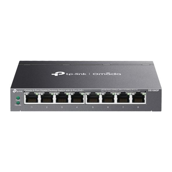 TP-Link Omada 8-Port Gigabit Unmanaged Desktop Switch, 8-Port PoE