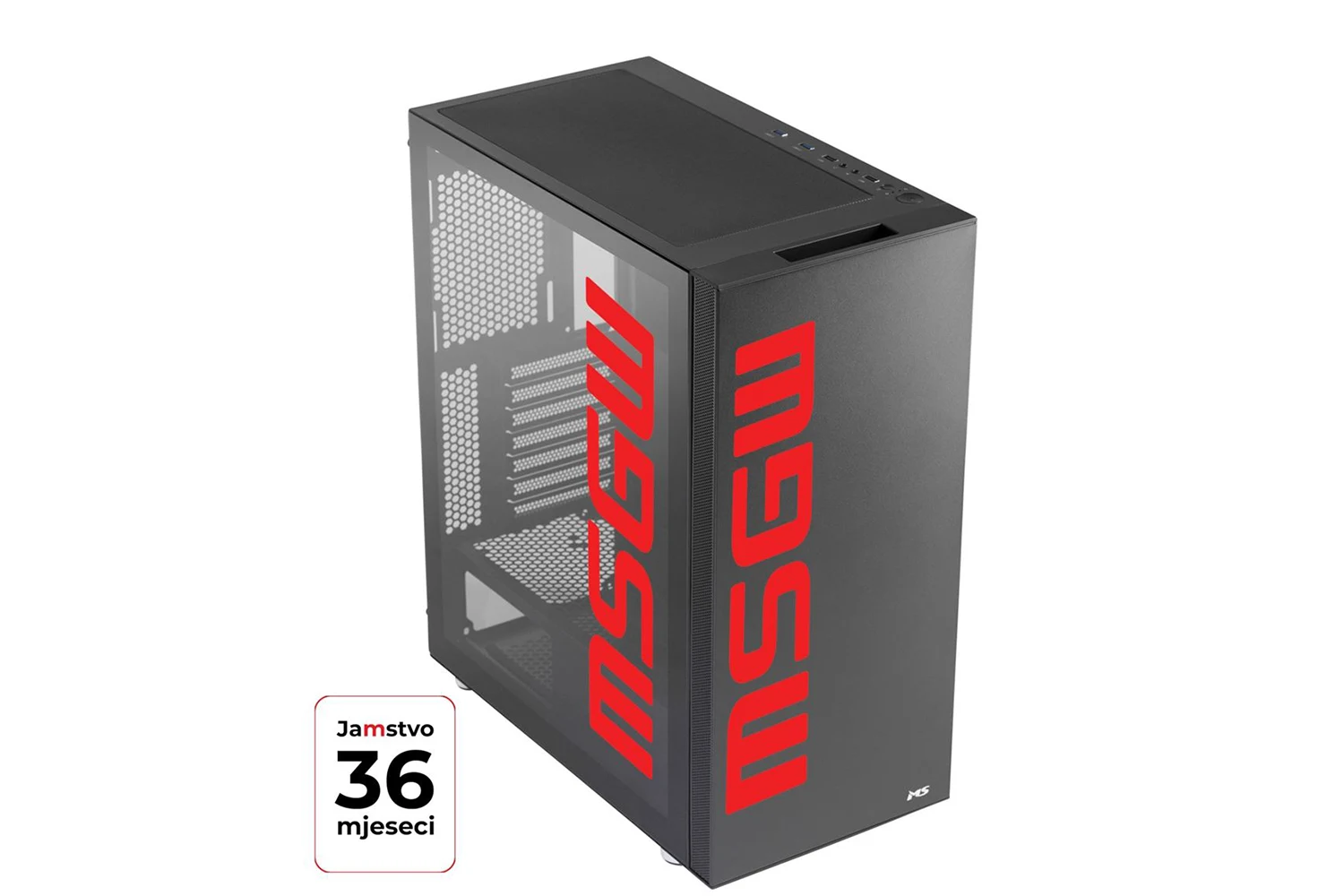 MSGW Gamer a363 računalo, Ryzen5/16GB/RTX3050/1TB/DOS