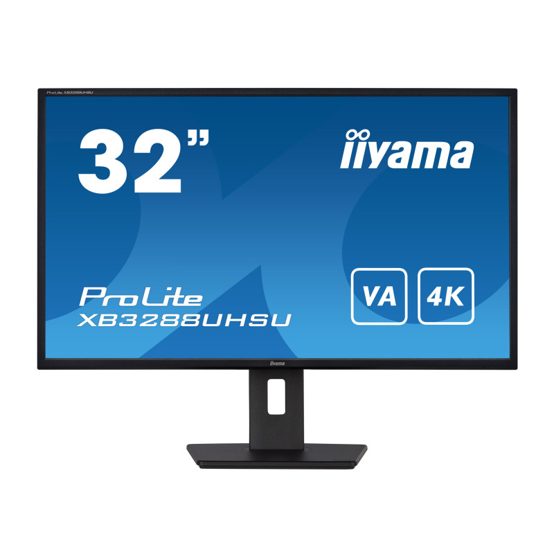 Iiyama ProLite XB3288UHSU-B5 80cm (31, 5") UHD 4K VA HDMI/D zvočniki monitor