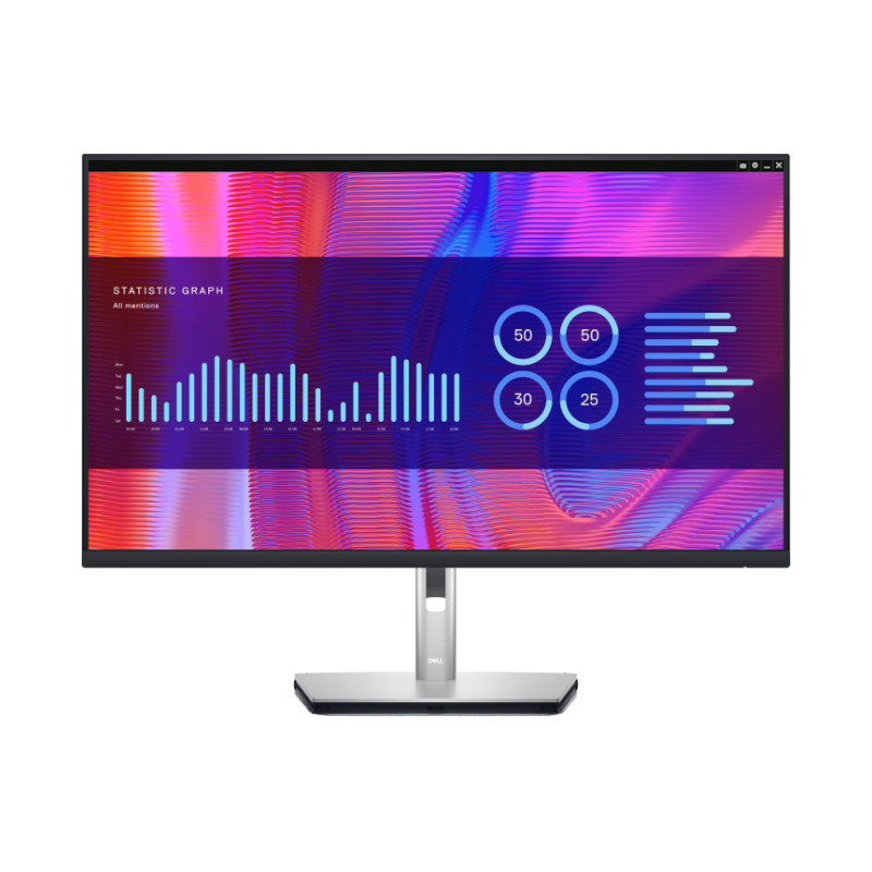 Dell 32" P3223DE QHD (2560×1440) IPS, Pivot, 60Hz, 16:9, 5ms, 350cd/m2, 1000:1, HDMI/2×DP, RJ45, 4×USB-A/1×USB-C, zvučnici, crni