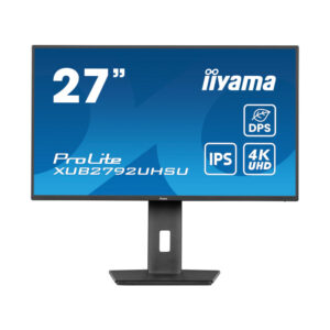 IIYAMA 27" ProLite XUB2792UHSU-B6 4K UHD (3840×2160) IPS, Pivot, 16:9, 4ms, 350cd/m2, 1300:1, 4ms, 350cd/m2, HDMI/DP, 3×USB-A, USB-C PD, zvučnici, crni