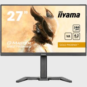 27inch Fast VA Gaming G-Master Gold Phoenix Free Sync Premium 1920x1080 at280Hz 300cd 4000:1 HDMI DP Speakers USB Black Tuner 15cm Height Stand