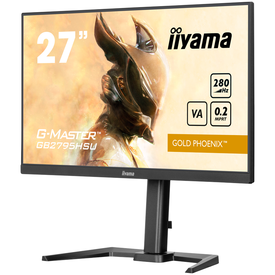 27inch Fast VA Gaming G-Master Gold Phoenix Free Sync Premium 1920x1080 at280Hz 300cd 4000:1 HDMI DP Speakers USB Black Tuner 15cm Height Stand - Slika 2